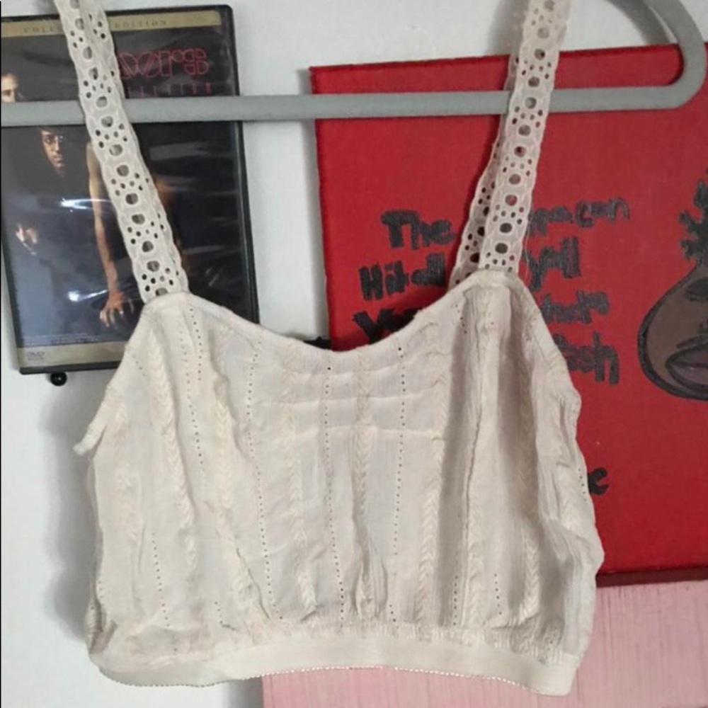 Cute white crop top